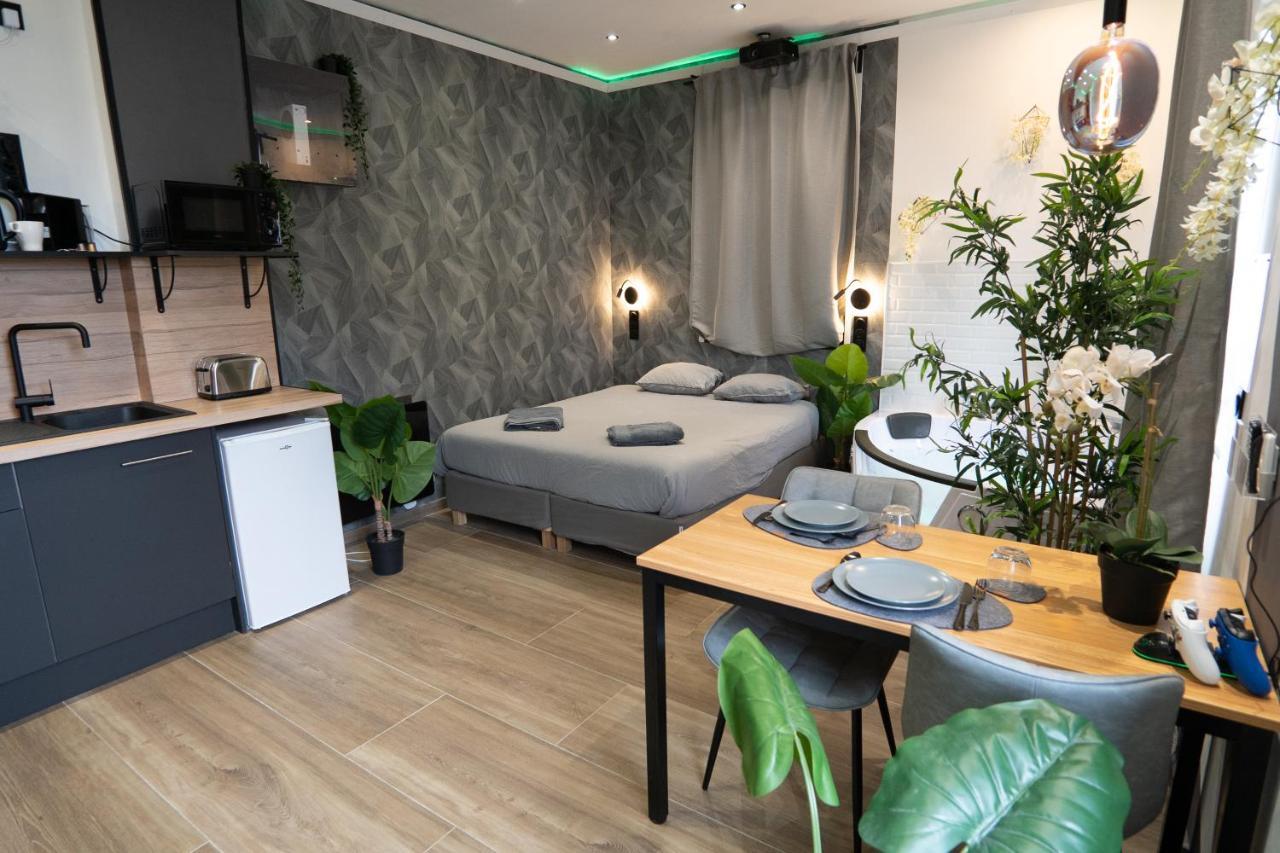 Appartement Capsule Color Deluxe I Balnéo I écran Cinéma I Console De Jeux *