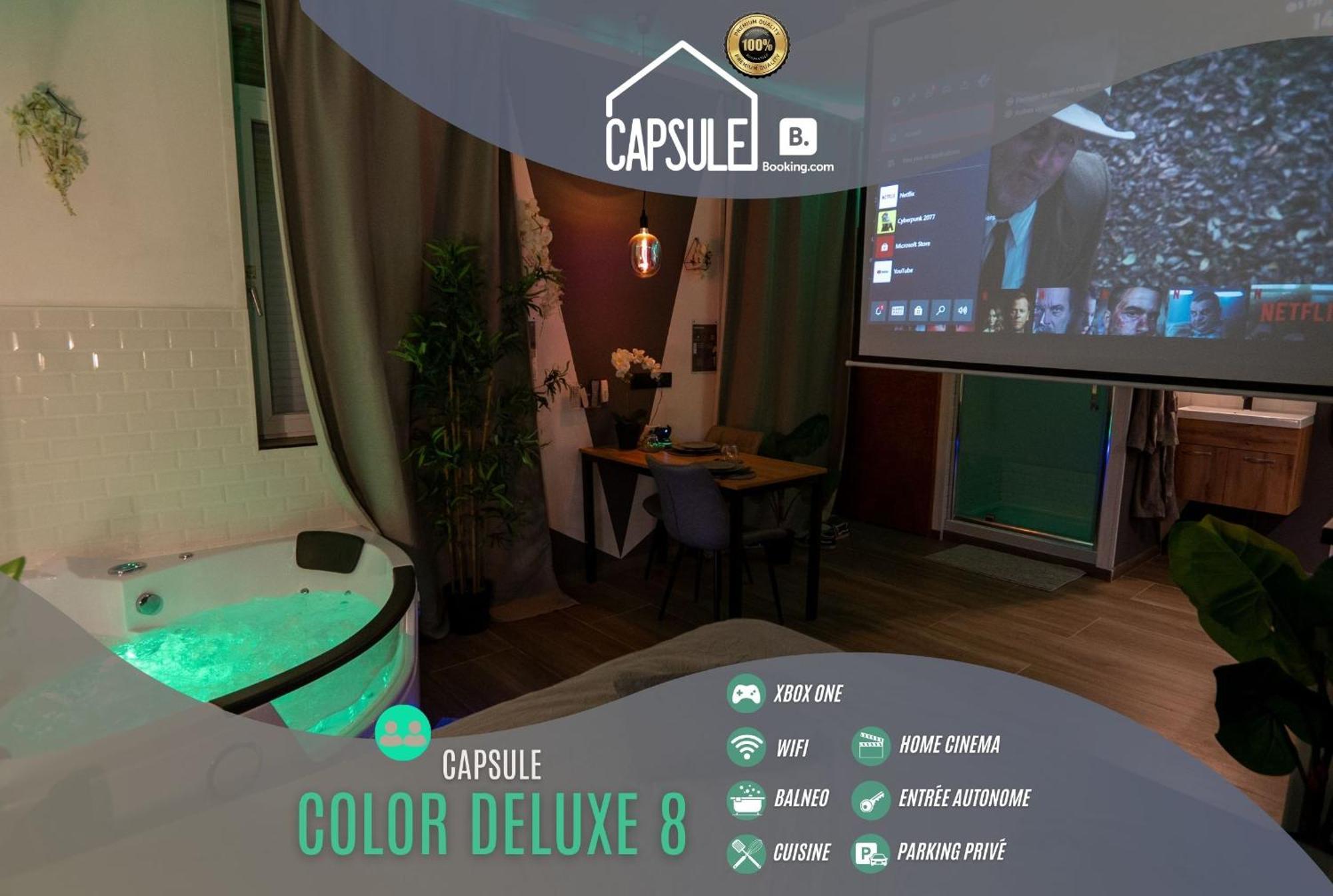 Appartement Capsule Color Deluxe I Balnéo I écran Cinéma I Console De Jeux Trith-Saint-Leger